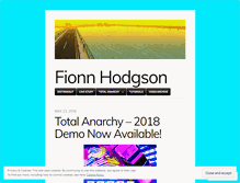 Tablet Screenshot of fionnhodgson.com